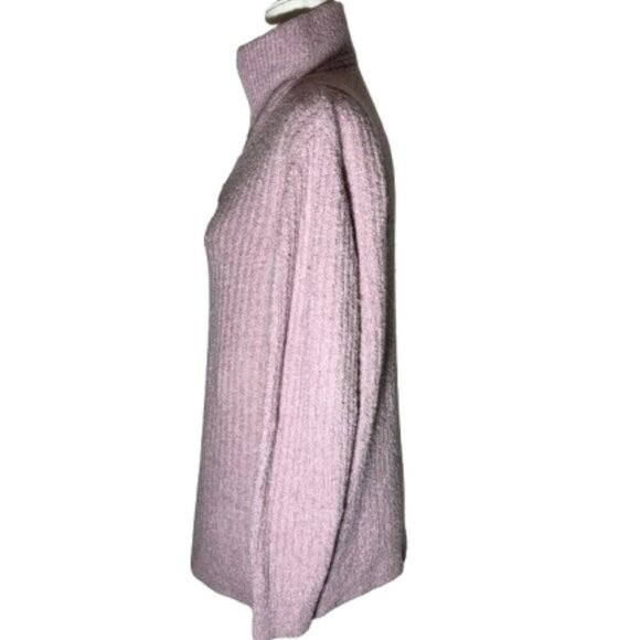 L.L. Bean Pale Purple 1/4 Zip Sweater - Size Medium - Picture 3 of 7